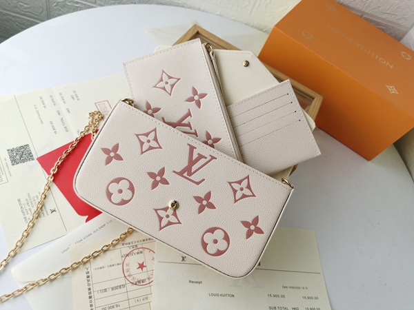 LVコピーウォレット素材ディテール